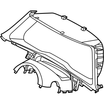 Hyundai 84830-L0100-YTH Panel Assembly-Cluster Facia