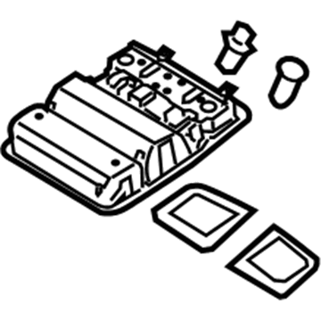 Hyundai 92800-3J130-6T Overhead Console Lamp Assembly