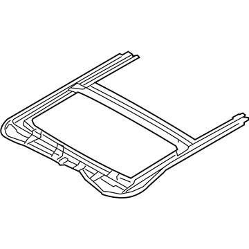 Hyundai 81620-3Q000 Frame Assembly-SUNROOF