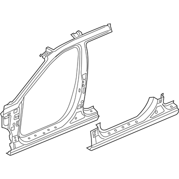 Hyundai 71110-G3A10 Panel Assembly-Pillar Outer,LH