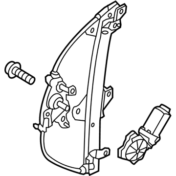 2017 Hyundai Accent Window Regulator - 83402-1R110