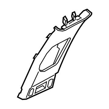 Hyundai 85830-K2100-MMH Trim Assembly-Ctr Pillar UPR LH