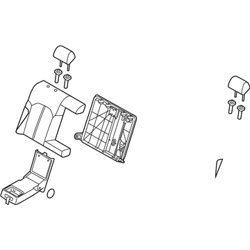 Hyundai 89400-C2041-SMN Back Assembly-Rear Seat RH