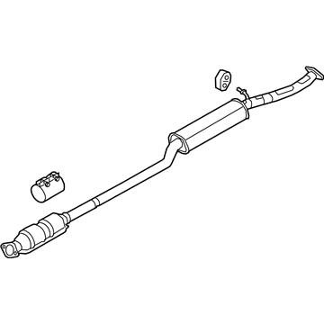 2017 Hyundai Tucson Muffler - 28600-D3070