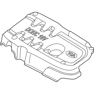 Hyundai 29240-26635 Engine Cover Assembly