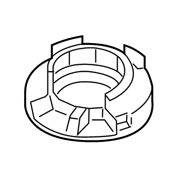 Hyundai 55333-G9000 Rear Spring Pad,Lower