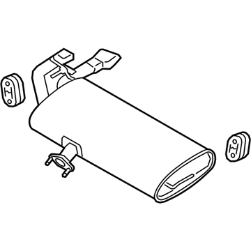 Hyundai Exhaust Pipe - 28710-D3481