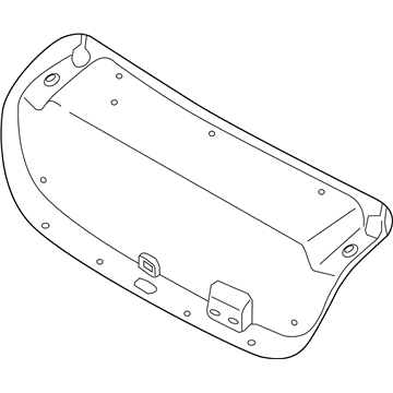 Hyundai 81752-C2500-TRY Trim Trunk Lid