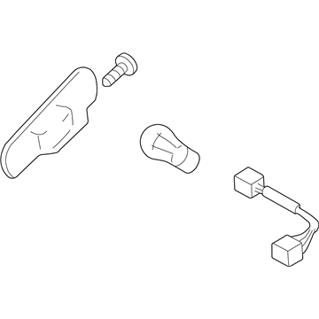 Hyundai 92303-3D000 Lamp Assembly-Reflex Reflector & Side Marker Front,L