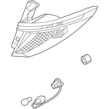 2022 Hyundai Tucson Tail Light - 92401-CW000