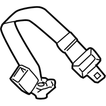 Hyundai 89850-3M500-RY Rear Center Seat Belt Assembly