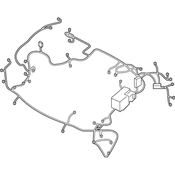 Hyundai 91266-3X060 Wiring Assembly-Front