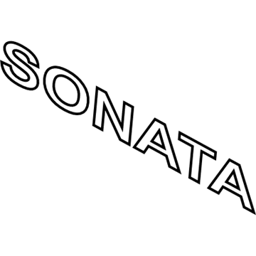 Hyundai 86310-4R000 Sonata Emblem