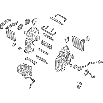 Hyundai 97205-H9400 Heater & Evaporator Assembly