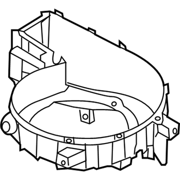 Hyundai 97112-3X000 Case-Blower,Lower