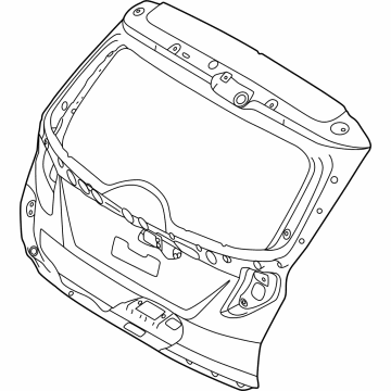 Hyundai 72800-N9230 Panel Assembly-Tail Gate