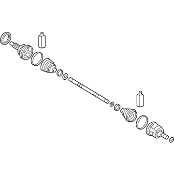 2023 Hyundai Genesis G80 Axle Shaft - 49500-T1200