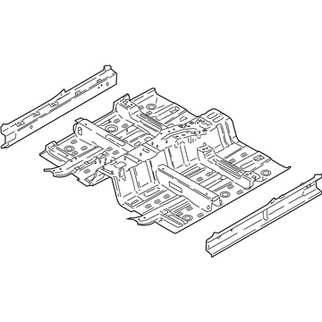 2019 Hyundai Kona Electric Floor Pan - 65100-K4000