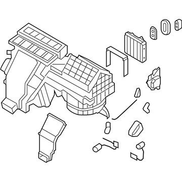 Hyundai 97100-3L201 Heater & Evaporator Assembly