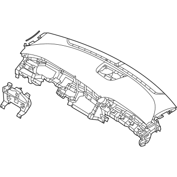 Hyundai 84701-CW100-NNB CRASH PAD ASSY-MAIN