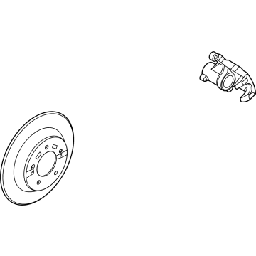 2022 Hyundai Kona Brake Disc - 58411-J9500