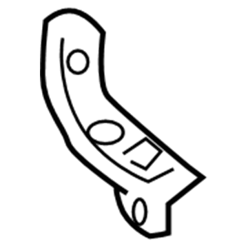 Hyundai 86555-3J000 Bracket-Front Bumper Side Support,LH