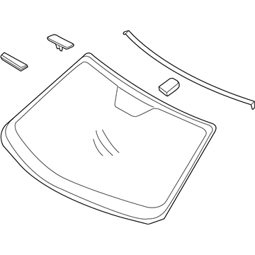 Hyundai 86110-2V030 Windshield Glass Assembly