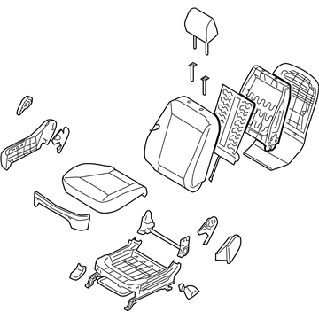 Hyundai 88020-0W660-MW3 Seat Assembly-Passenger