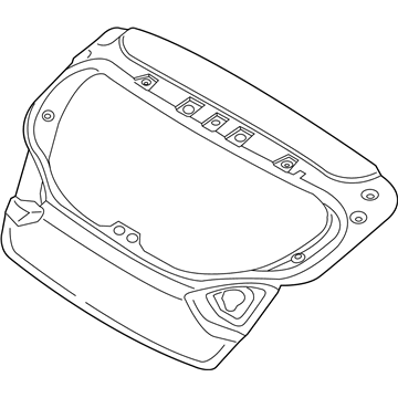 Hyundai 73700-J3000 Panel Assembly-Tail Gate