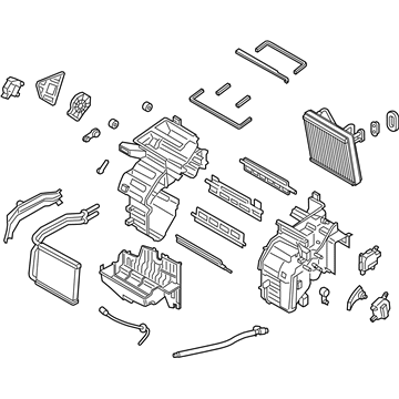 Hyundai 97205-J3000 Heater & Evaporator Assembly