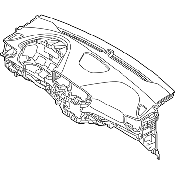 Hyundai 84710-G2AC0-YPK Crash Pad Assembly-Main