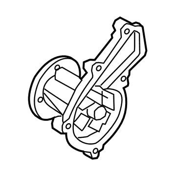 Hyundai Elantra Water Pump - 25100-2J000