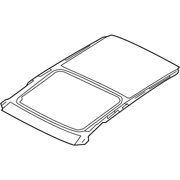 Hyundai 81620-2S000 Panorama Roof Frame Assembly