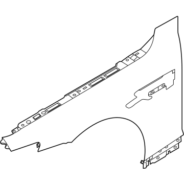 2020 Hyundai Genesis G90 Fender - 66320-D2500