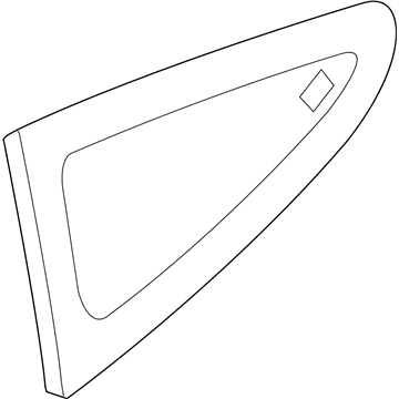 Hyundai 87810-J3000 Glass Assembly-Quarter Fixed,LH