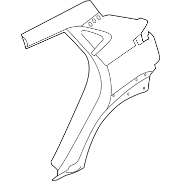 Hyundai 71504-K4C00 Panel Assembly-Quarter Outer,RH