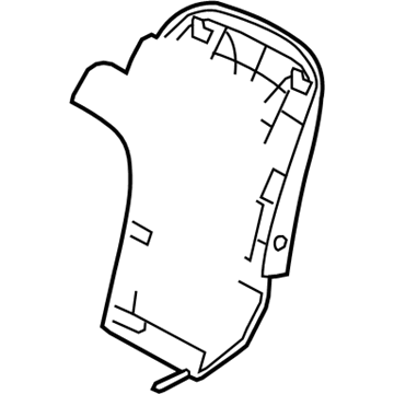 Hyundai 88393-3J000-R7C Cover Assembly-Front Back(Driver)