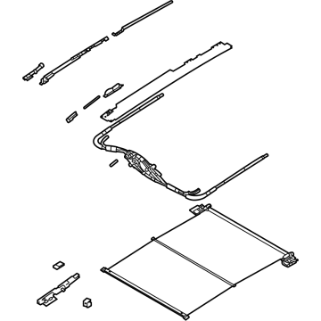 Hyundai 81650-L1000-MMH Mechanism Assembly-Panoramaroof