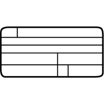 Hyundai 32450-2BAD3 Label-Emission Control