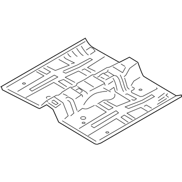 2009 Hyundai Elantra Touring Floor Pan - 65111-2L010