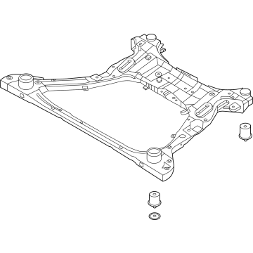 Hyundai 62405-S1BA0 CROSSMEMBER COMPL