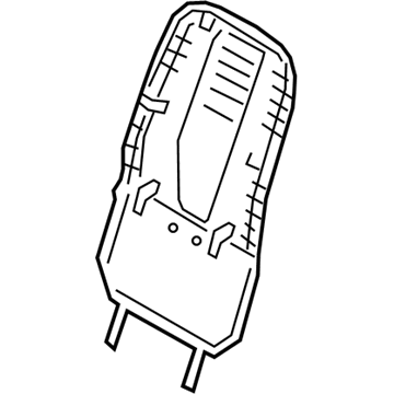 Hyundai 88491-K2000-UUG Map Board Assembly-FRT Seat Back,R