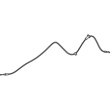 Hyundai 81190-AR000 CABLE ASSY-HOOD LATCH RELEASE