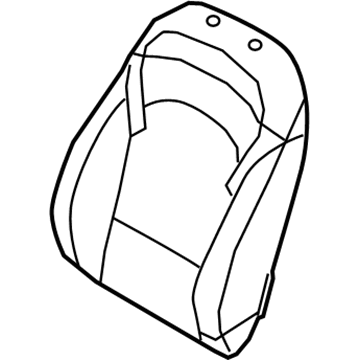 Hyundai 88460-G3510-PNG Front Right-Hand Seat Back Covering Assembly