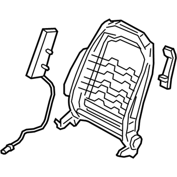 Hyundai 88410-G3030 Frame Assembly-Front Seat Back RH