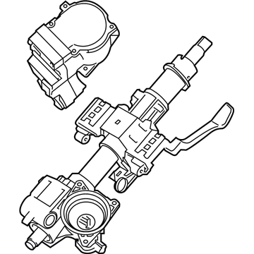 Hyundai Santa Fe Hybrid Steering Column - 56310-CLAC0