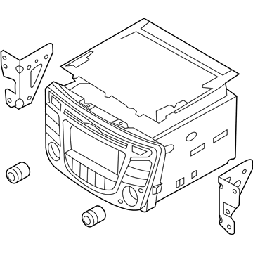 Hyundai 96170-1R150-GU Audio Assembly