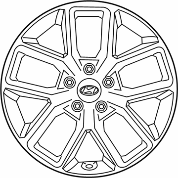 Hyundai 52910-C2710 Aluminium Wheel Assembly