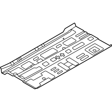 Hyundai 65121-AA000 Panel Assembly-Center Floor Side,R