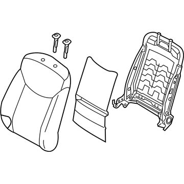 Hyundai 88400-3X731-PDJ Back Assembly-Front Seat Passenger